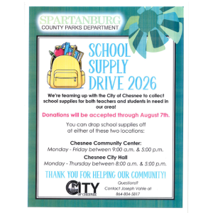 Supply Drive with Chesnee Community Center